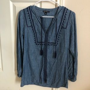 JCrew jean blouses